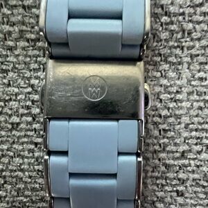 Michele Blue and Silver Women's Watch
